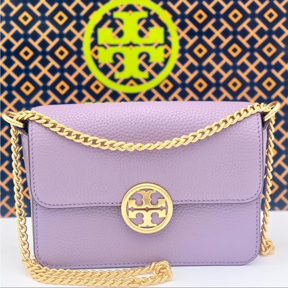 New TORY BURCH Olivia Pebble Leather
Crossbody Shoulder Bag